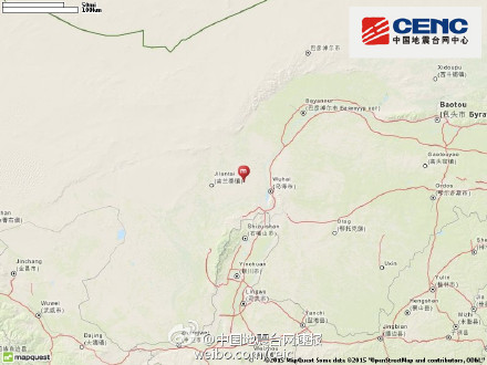 內(nèi)蒙古阿拉善左旗發(fā)生5.8級(jí)地震寧夏銀川有震感