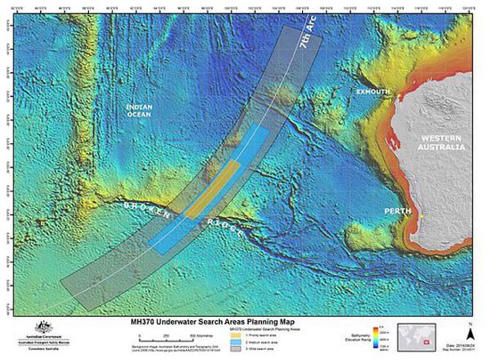 MH370調(diào)查員承認找錯地方 優(yōu)先搜尋區(qū)域再次南移