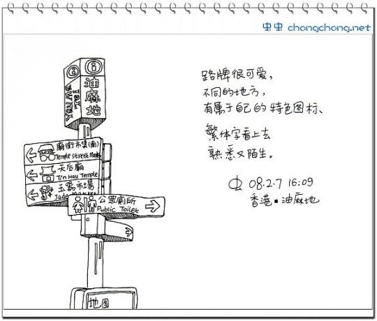 畫出來(lái)的旅行攻略——跟我去香港