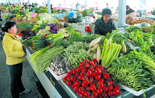 菜價上漲但蔬菜供應(yīng)充足