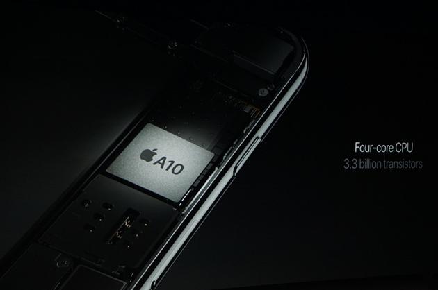 iPhone 7搭載四核A10處理器