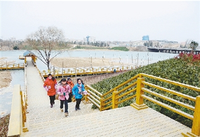 鄭州西流湖生態(tài)公園北區(qū)開園 面積約等于4個碧沙崗