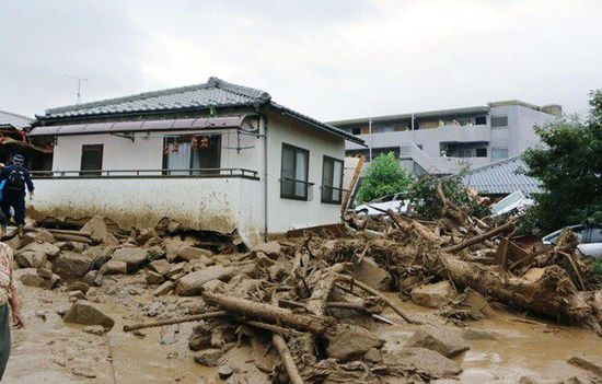 日本廣島泥石流災(zāi)害失蹤人數(shù)升至43人 死亡39人